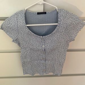 floral zelly top (buttons)
